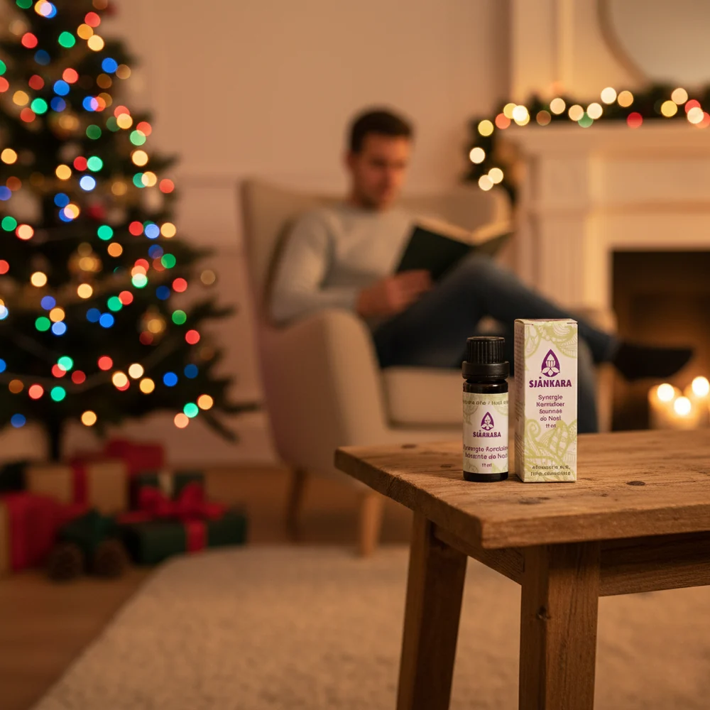 Geurblokje + synergie kerstsfeer