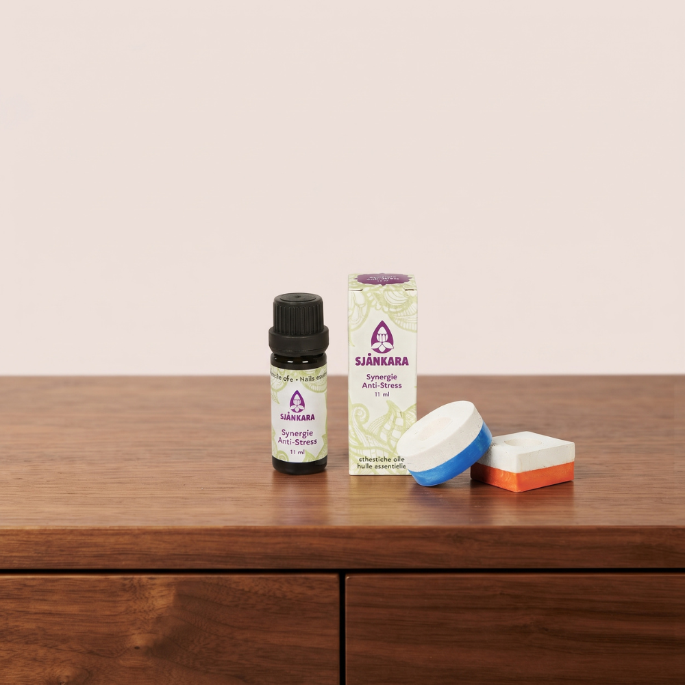 Geurblokje + etherische olie anti stress