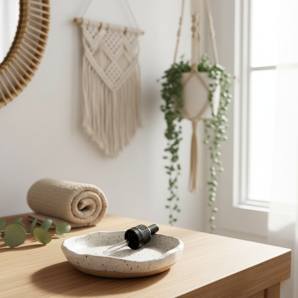 Druppelpipet voor bruin glazen flesjes