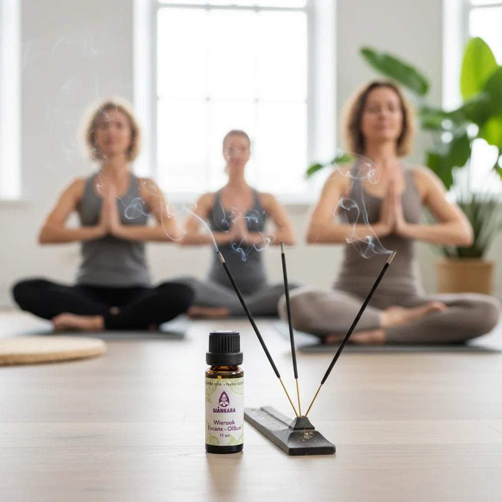 Lavaketting 3 kralen + etherische olie Wierook
