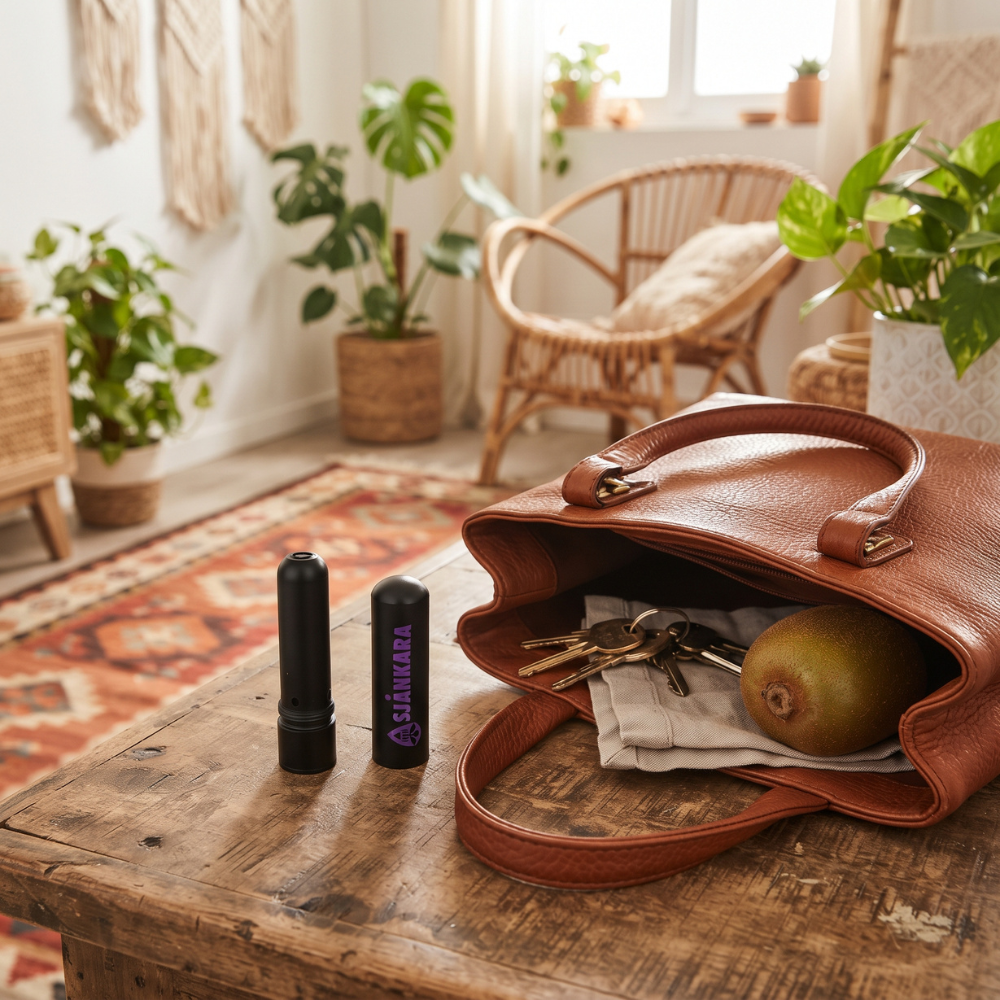 Herbruikbare aroma inhaler in metaal – foto 2 – Mik Geurbeleving