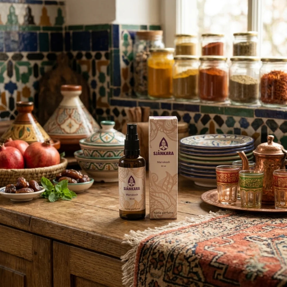 Huisparfum trio – Energie Boost, Marrakesh & Mystique