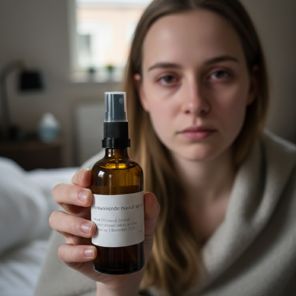 Verkwikkende niaouli spray