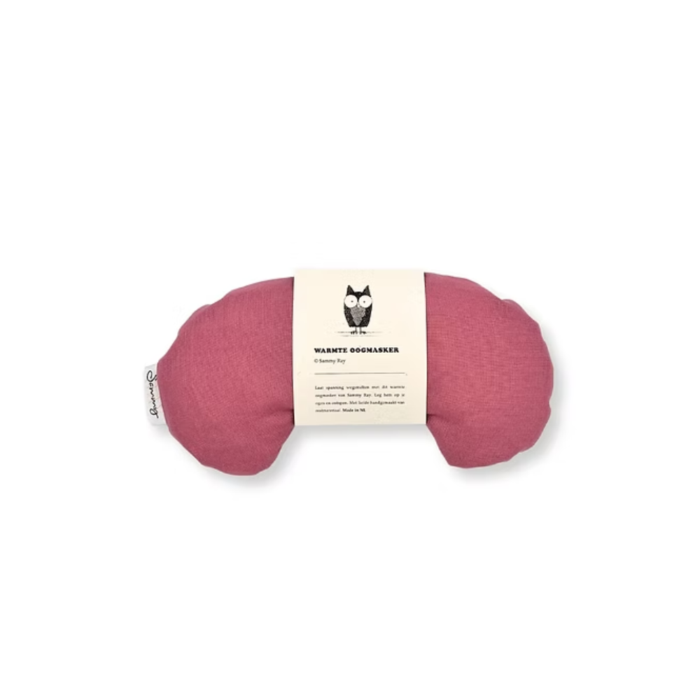 Oogmasker met kersenpitten