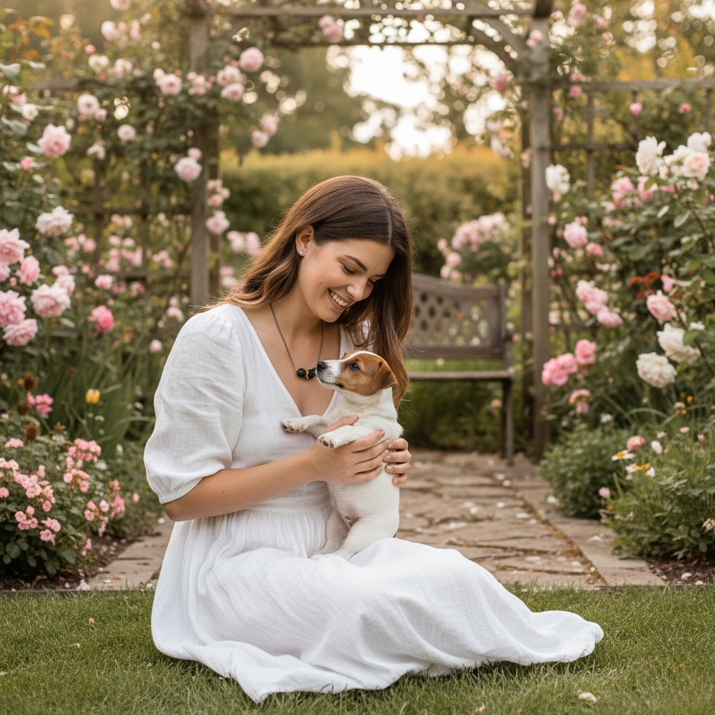 Lava ketting met 3 kralen